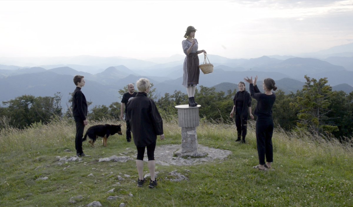 Johanna Maj Schmidt performing at the legendary Mount Kum.