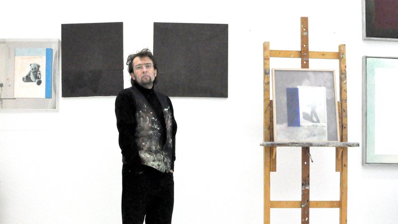 Roman Uranjek at his studio