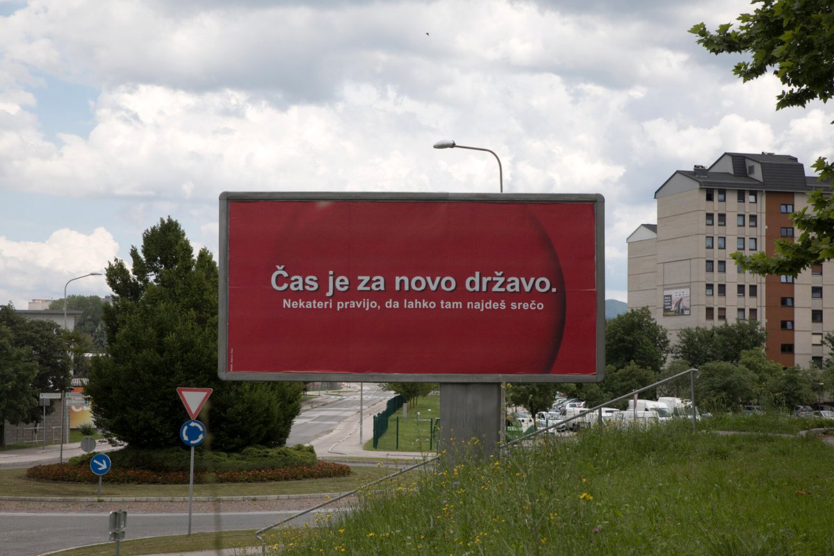 IRWIN: Time for a new country, Celje, 2020 photo: Tomaz Črnej